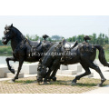 Escultura de bronze grande cavalo para venda